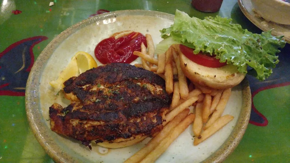 Blackened Grouper Sandwich